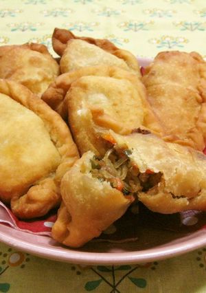 A picture of Russian Piroshki.