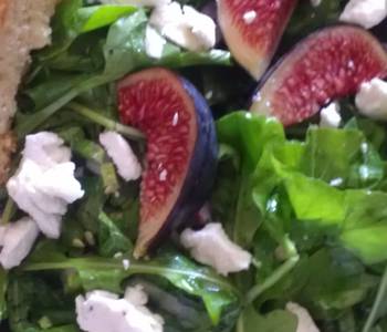 Latest Recipe Fig and goat cheese salad Yummy