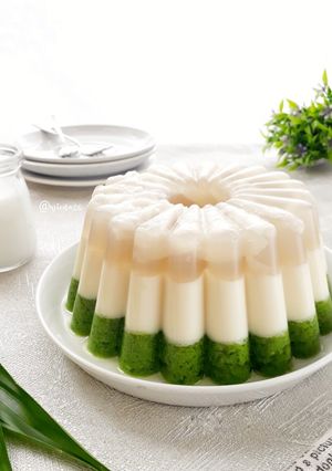 Foto resep Puding Kelapa Lumut Pandan