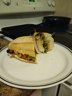 A picture of BBQ Chicken BLT Sandwich.