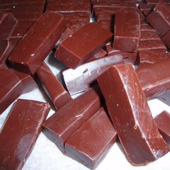 Chocolate-Flavored Caramel Candies A picture of Chocolate-Flavored Caramel Candies.