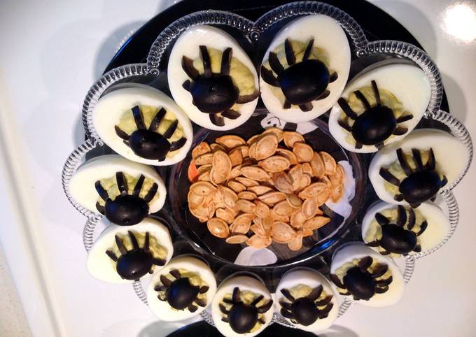 Halloween Devilled Eggs