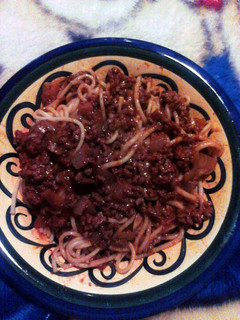 A picture of Spag bowl.