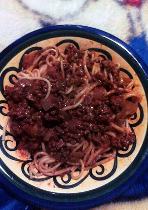 A picture of Spag bowl.