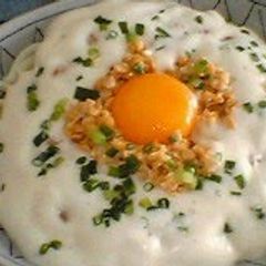 A picture of Foamy and Creamy! Natto Soba Noodles.