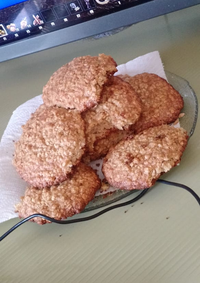 Una foto de Galletas de avena sin manteca