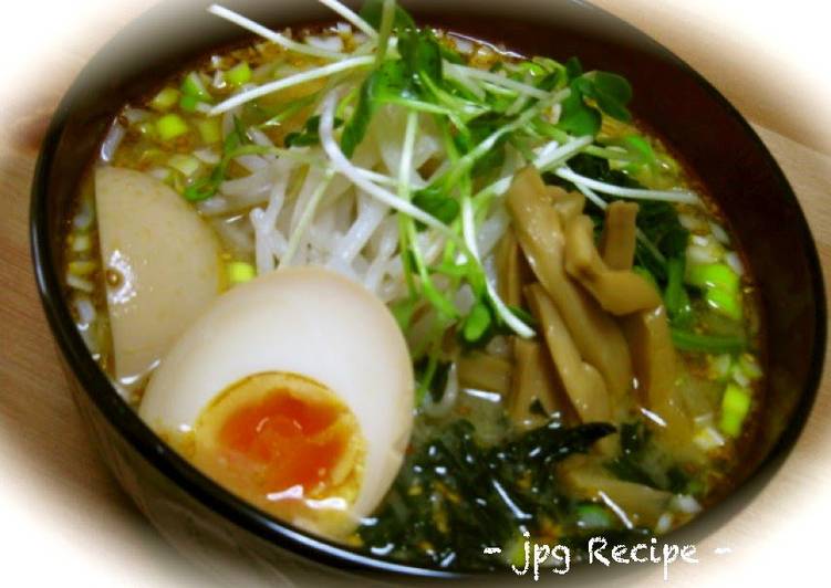 Simple Way to Prepare Favorite Miso Ramen Noodle Soup