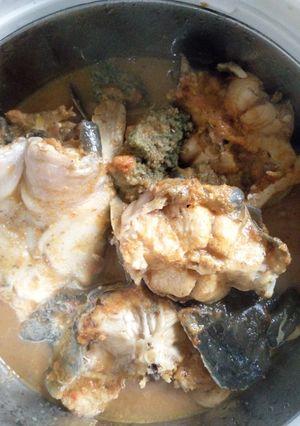A picture of Fish pepper soup.