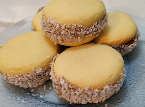 Una foto de Alfajores de maicena