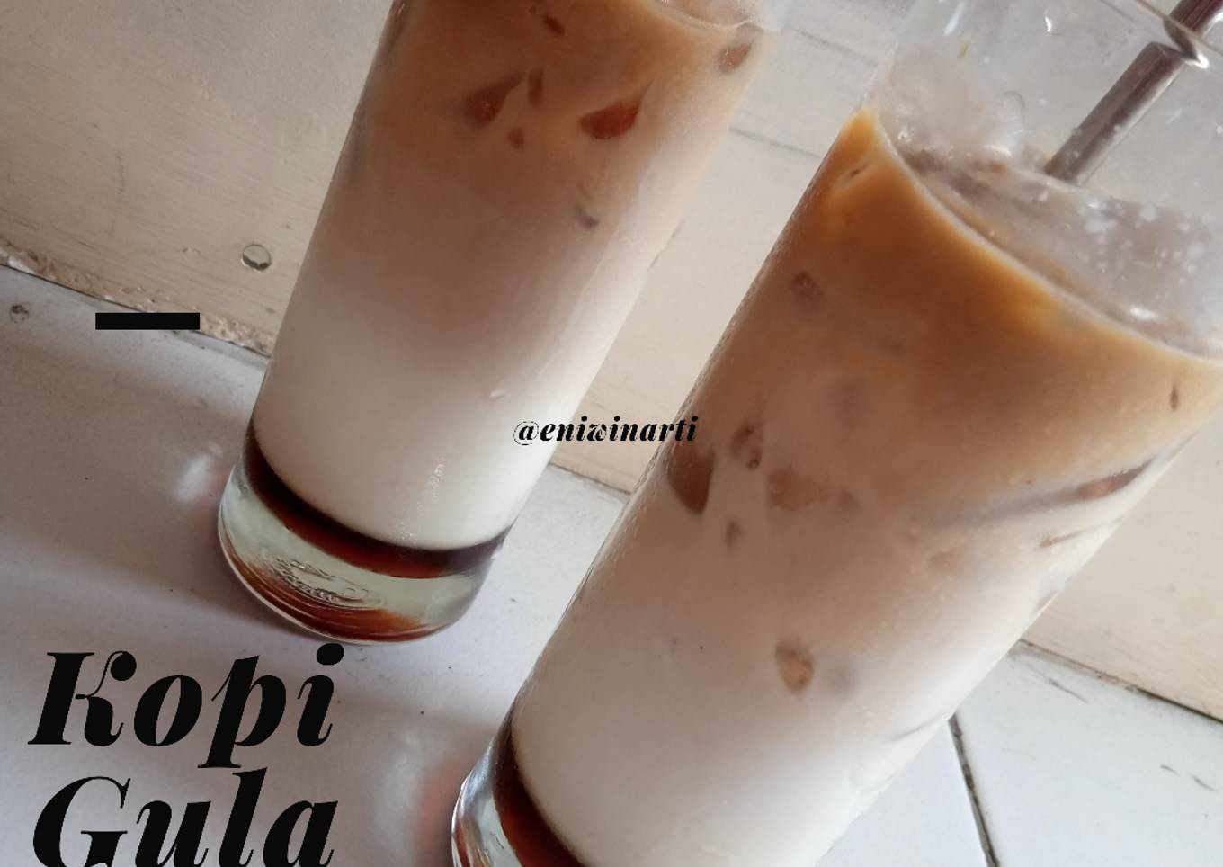 Es Kopi Gula Aren Takaran Sendok