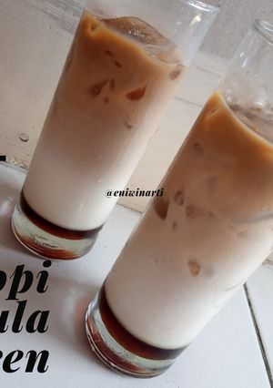 Foto resep Es Kopi Gula Aren Takaran Sendok