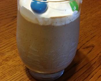 New Recipe Peanut Butter MnM IceCreamShake Delicious