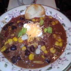 A picture of Mexican Black Bean Chilli.