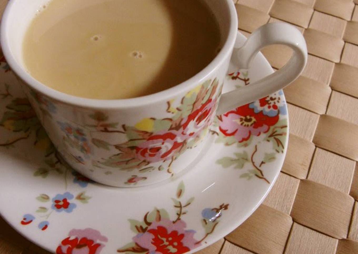 White Milk Tea for Cold Days