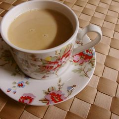 A picture of White Milk Tea for Cold Days.