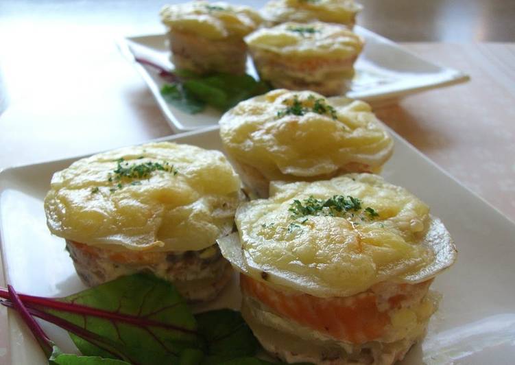 Recipe of Perfect Salmon and Potato Mille-Feuille Pastries