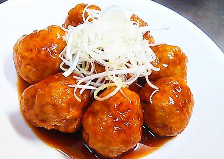 Easiest Way to Prepare Any-night-of-the-week Tender and Juicy Low-Cal Chinese Meatballs