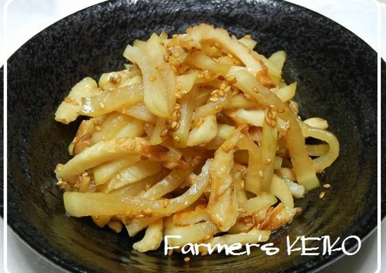 Recipe of Award-winning [Farm House Recipe] Daikon and Chikuwa Sweet and Spicy Stir-Fry