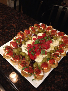 A picture of Bruschetta.
