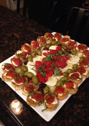A picture of Bruschetta.