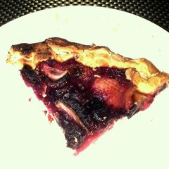 A picture of Strawberry And Blueberry Galette.