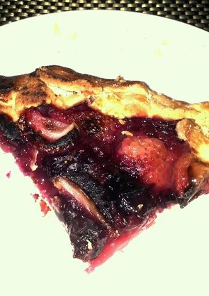 A picture of Strawberry And Blueberry Galette.