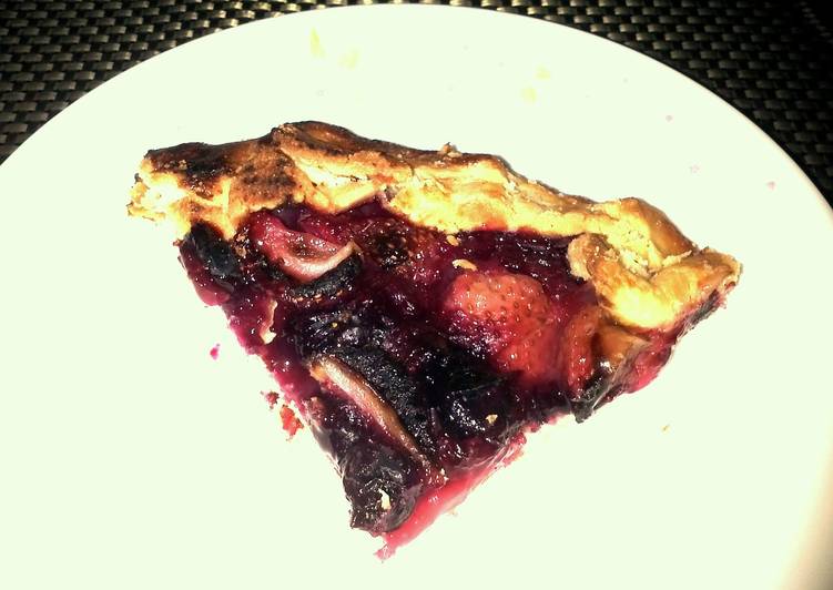 Easiest Way to Prepare Perfect Strawberry And Blueberry Galette