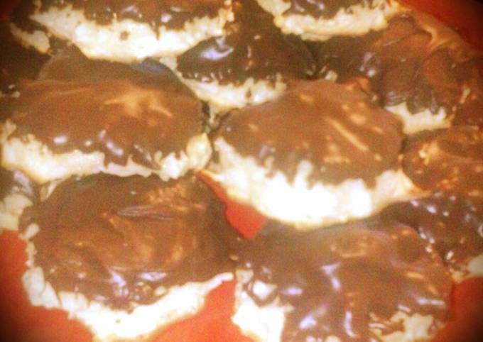 Coconut Macaroon Cookies (Chocolate Dipped)