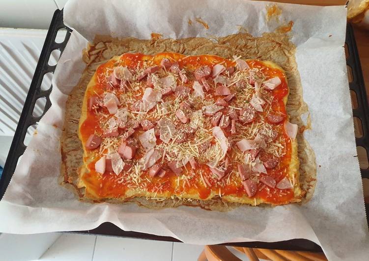 Masa pizza proteica
