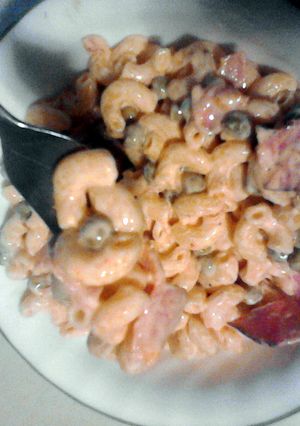 A picture of Madison's Ham n Cheese Surprise.