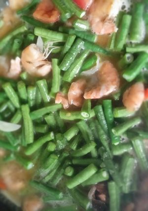 Foto resep Tumis kacang panjang udang