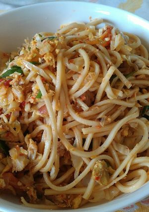 Foto resep Mie lidi simple