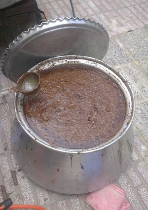عکسی از دستور فسنجون نذری
