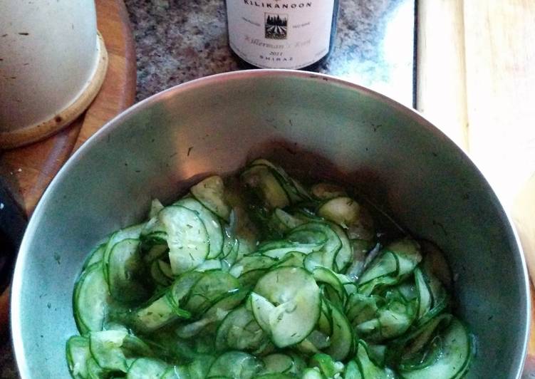 Recipe of Any-night-of-the-week Swedish Cucumber Salad