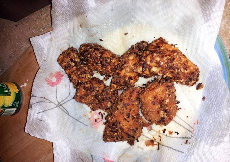 Steps to Prepare Any-night-of-the-week Coconut fried chicken