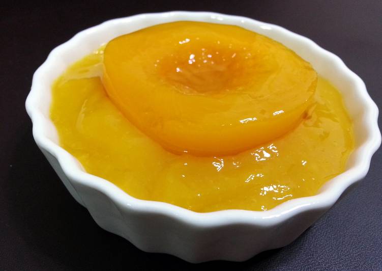 lgs honey peach sauce recipe main photo