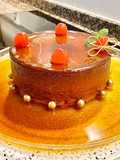 Pastel de calabaza con caramelo (Pumpkin cake with caramel)