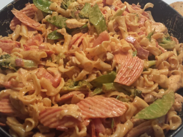 Recipe Yummy Buffalo Chicken Pasta the Awesome  Really delicious