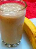 Chilled banana shake