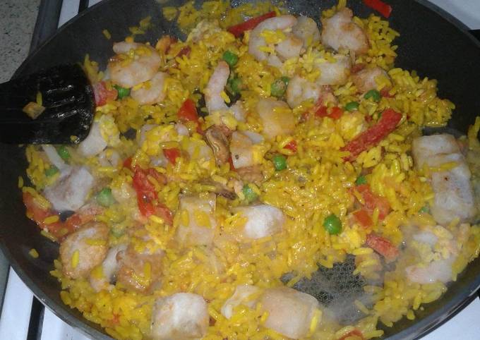 Easiest Way to Prepare Any-night-of-the-week Spanish Seafood Rice