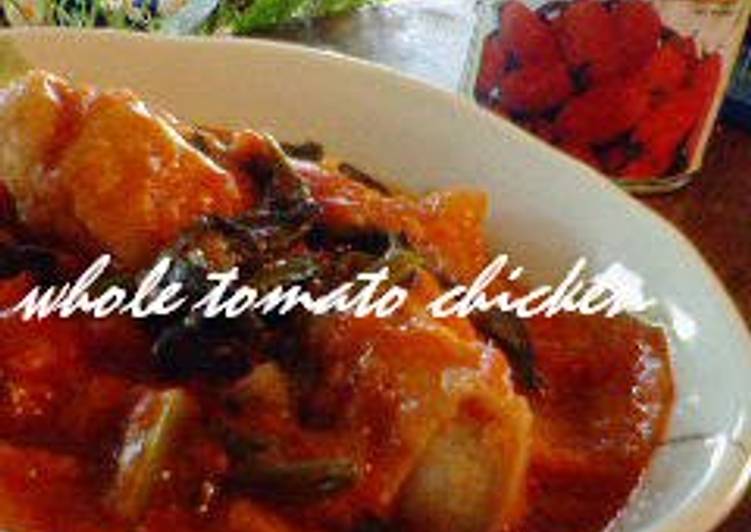 Recipe of Quick Chicken Stew with Canned Whole Tomatoes