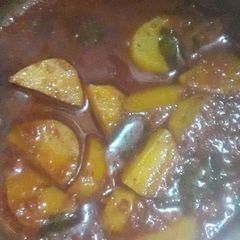 A picture of Aloo ki sabzi.