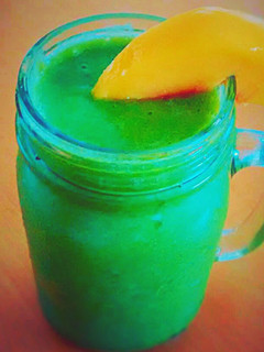 A picture of Simple Peach Smoothie.