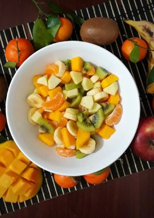 صورة لوصفة سلطة فواكه شتوية fruit salad