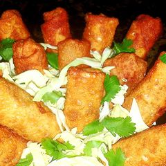 A picture of Mike's Shrimp Spring Wraps.