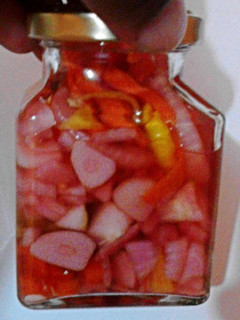 A picture of Mixed vegetable pickle.