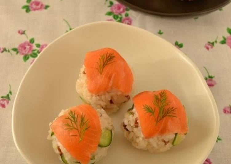 Simple Way to Prepare Speedy Smoked Salmon Sushi Balls