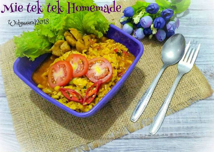 Resep Mie tek tek Homemade #pr_homemadestreetfood yang Menggugah Selera