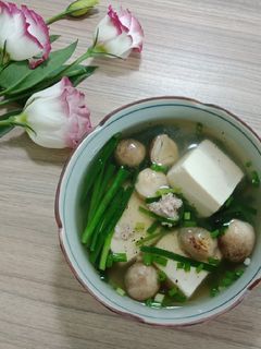 Hình của món Canh đậu hủ.