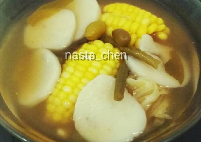 Sayur asem kerupuk ikan